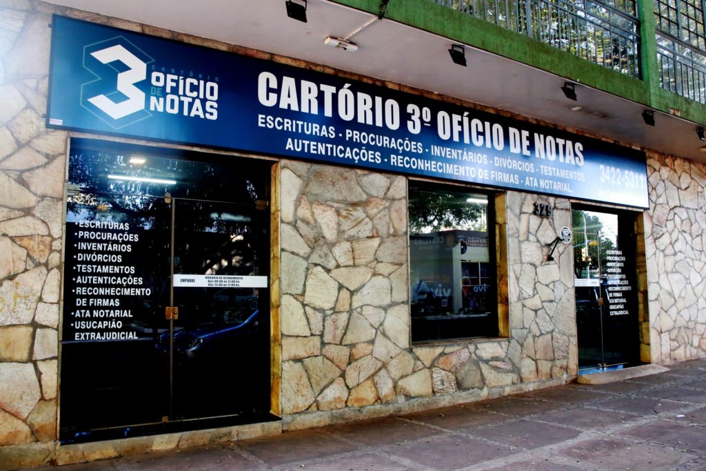 O Cartório de Notas Cartório 3º Ofício de Dourados